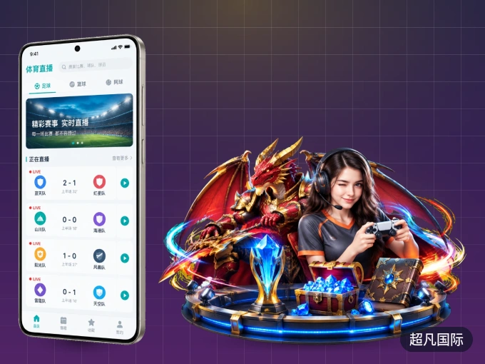 下载超凡国际 APP，随时开启精彩观赛